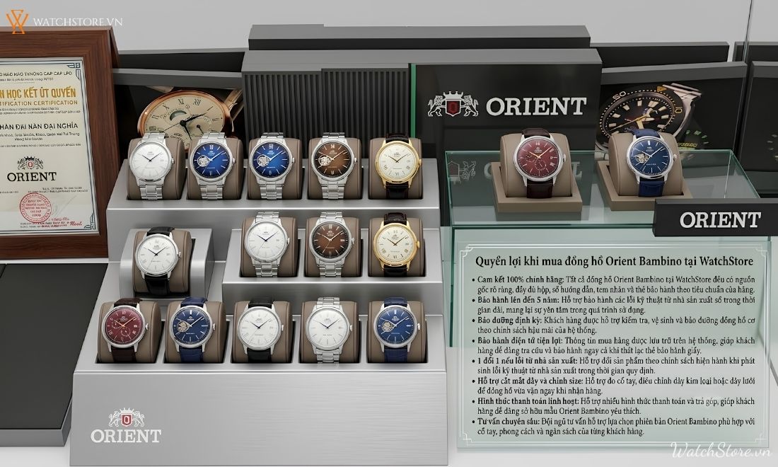 Đồng Hồ Orient Bambino 12 dong ho orient bambino 11