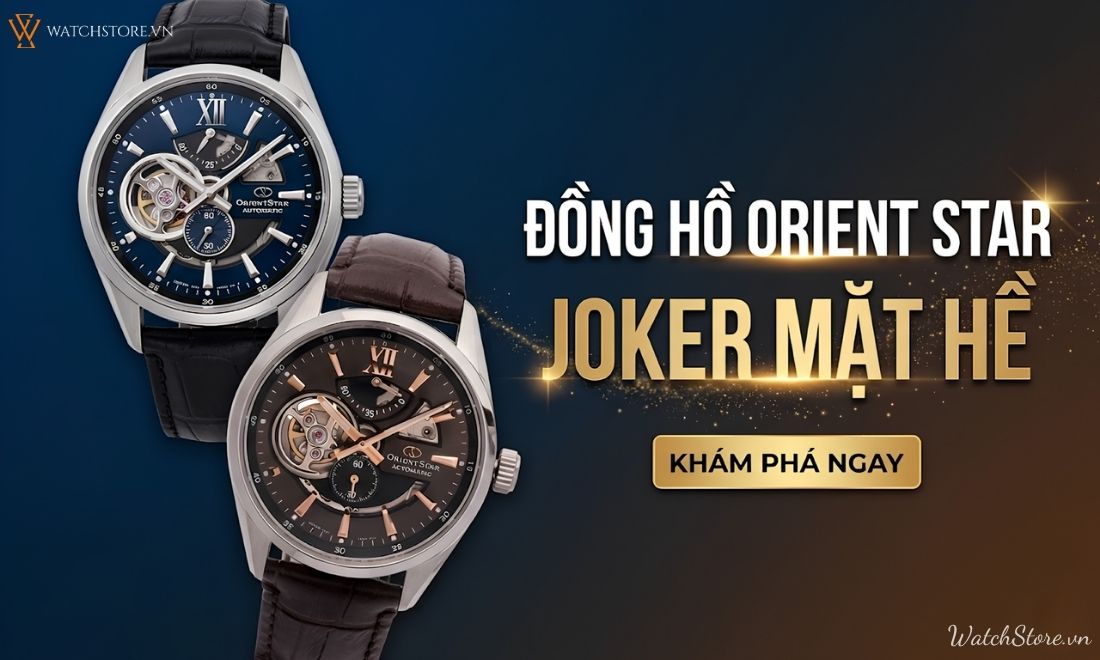 Đồng hồ Orient Star Joker mặt hề 2 dong ho orient star mat he 1