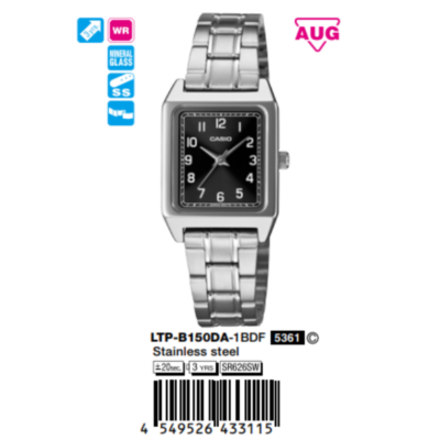 Ảnh sản phẩm Casio Nữ LTP-B150DA-1BDF