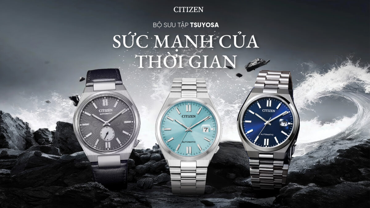 Đồng hồ Citizen 3 Citizen Tsuyosa Banner Mobi