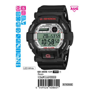 Ảnh sản phẩm Casio Nam GD-350S-1DR