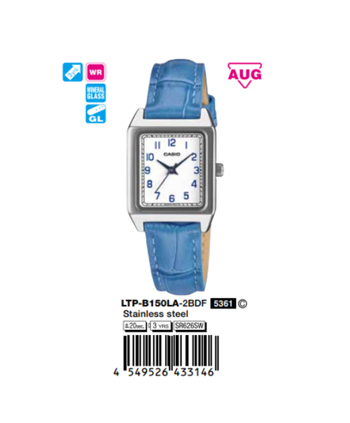 Casio Nữ LTP-B150LA-2BDF