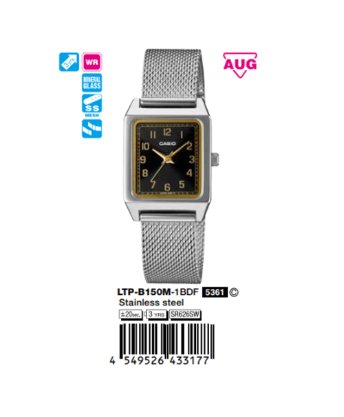Casio Nữ LTP-B150M-1BDF