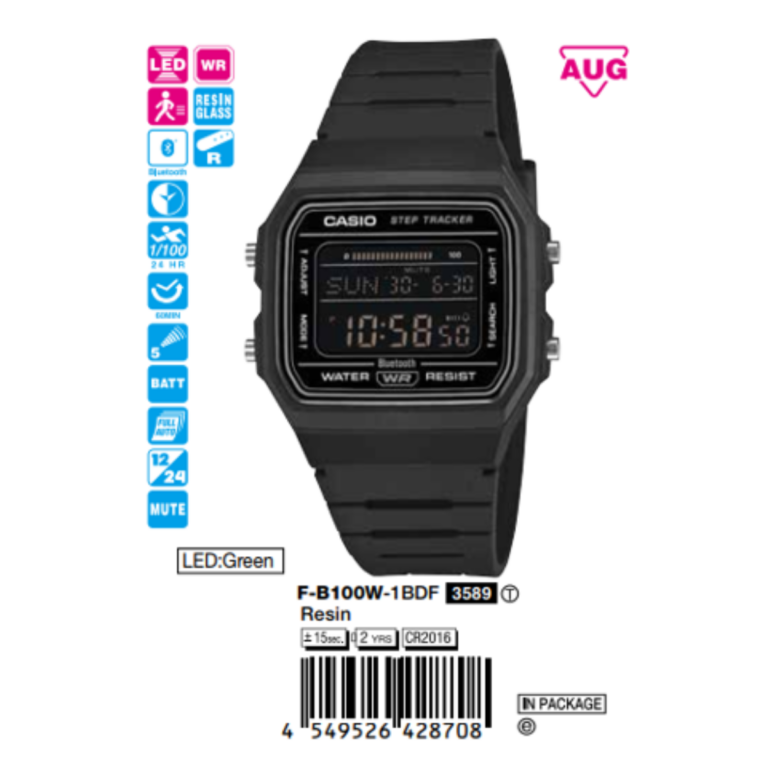 Casio Nam F-B100W-1BDF