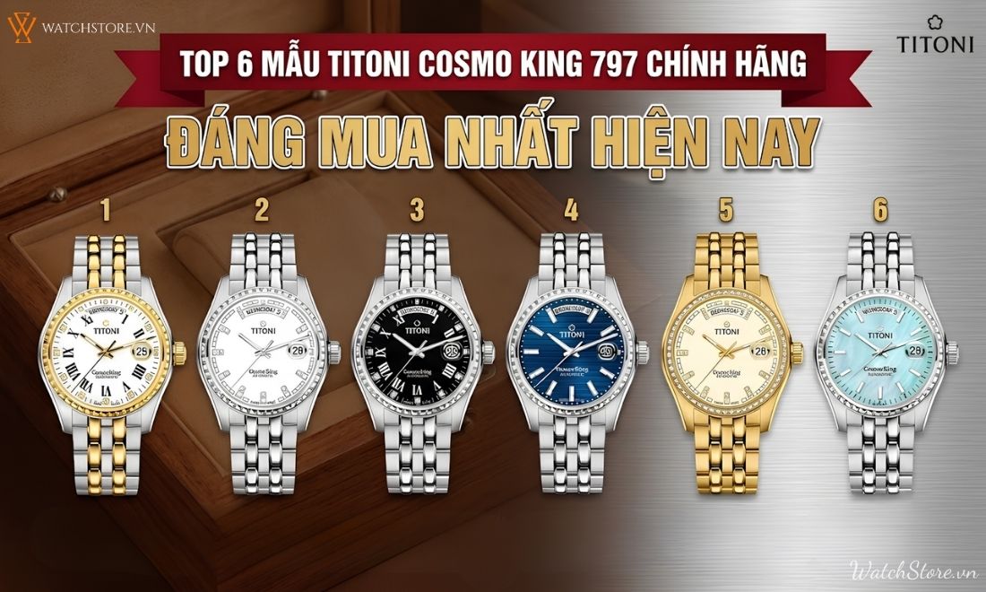 Top 6 mẫu Titoni Cosmo King 797 đáng mua nhất hiện nay - ảnh 1