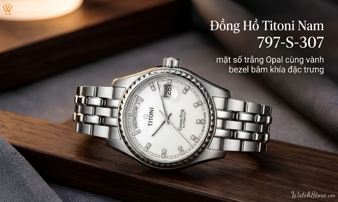Top 6 mẫu Titoni Cosmo King 797 đáng mua nhất hiện nay - ảnh 2