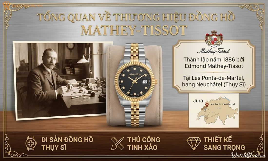 So sánh đồng hồ Mathey Tissot và Tissot chi tiết từ A-Z 2 So sánh đồng hồ Mathey Tissot và Tissot chi tiết từ A-Z - ảnh 2