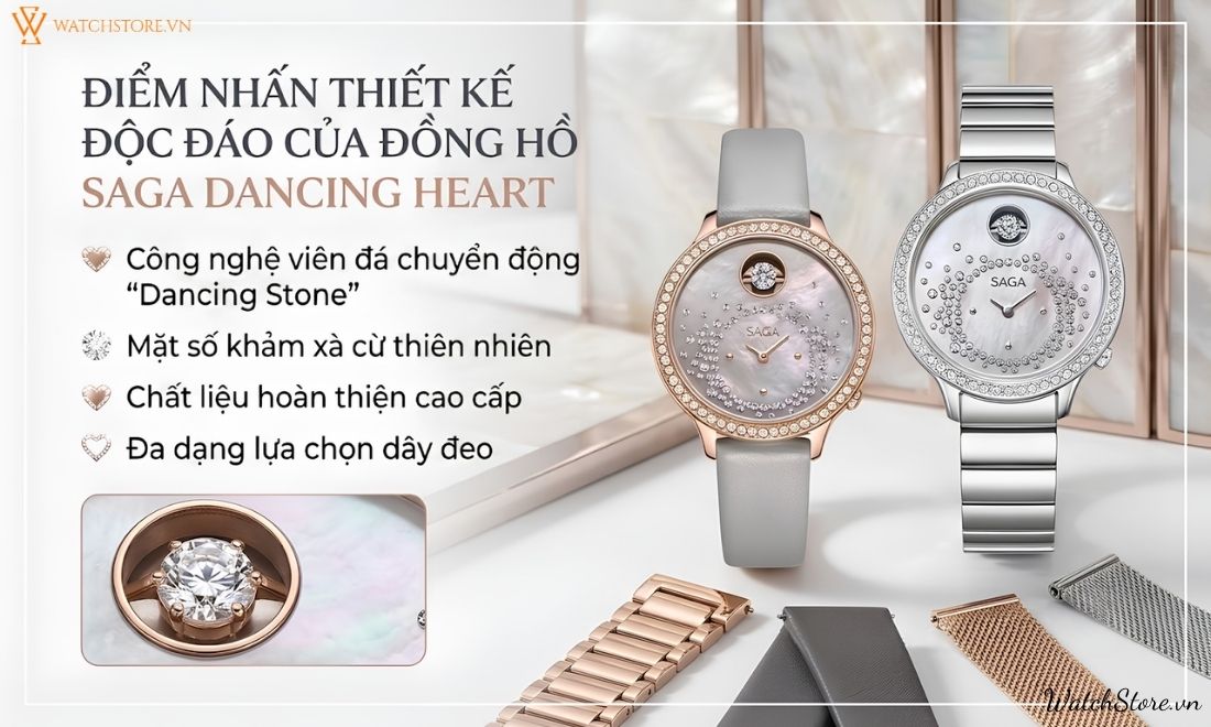 BST đồng hồ Saga Dancing Heart: Vẻ đẹp của trái tim khiêu vũ 3 dong ho saga dancing heart 3