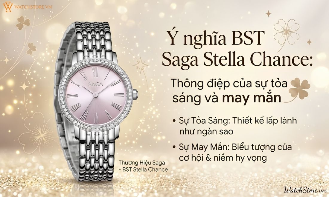 Bộ sưu tập đồng hồ Saga Stella Chance đẹp nhất hiện nay 2 Bộ sưu tập đồng hồ Saga Stella Chance đẹp nhất hiện nay - ảnh 2