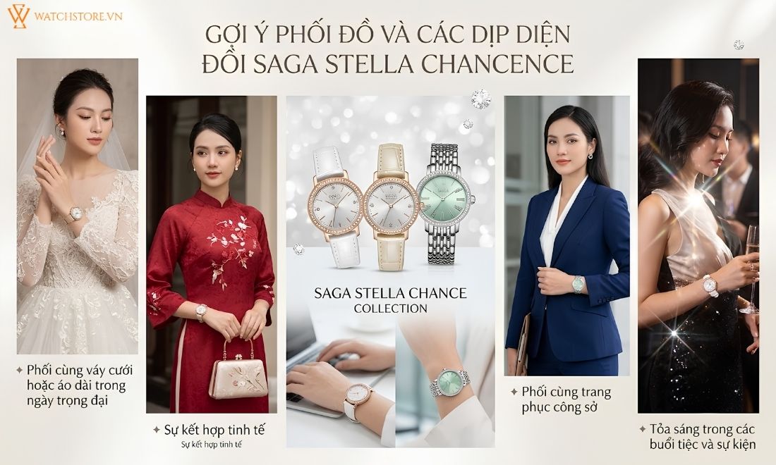 Bộ sưu tập đồng hồ Saga Stella Chance đẹp nhất hiện nay 4 Bộ sưu tập đồng hồ Saga Stella Chance đẹp nhất hiện nay - ảnh 4