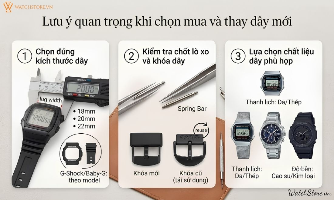 Thay dây đồng hồ Casio ở đâu uy tín? Địa chỉ chính hãng, giá tốt 5 Thay dây đồng hồ Casio ở đâu uy tín? Địa chỉ chính hãng, giá tốt - ảnh 4