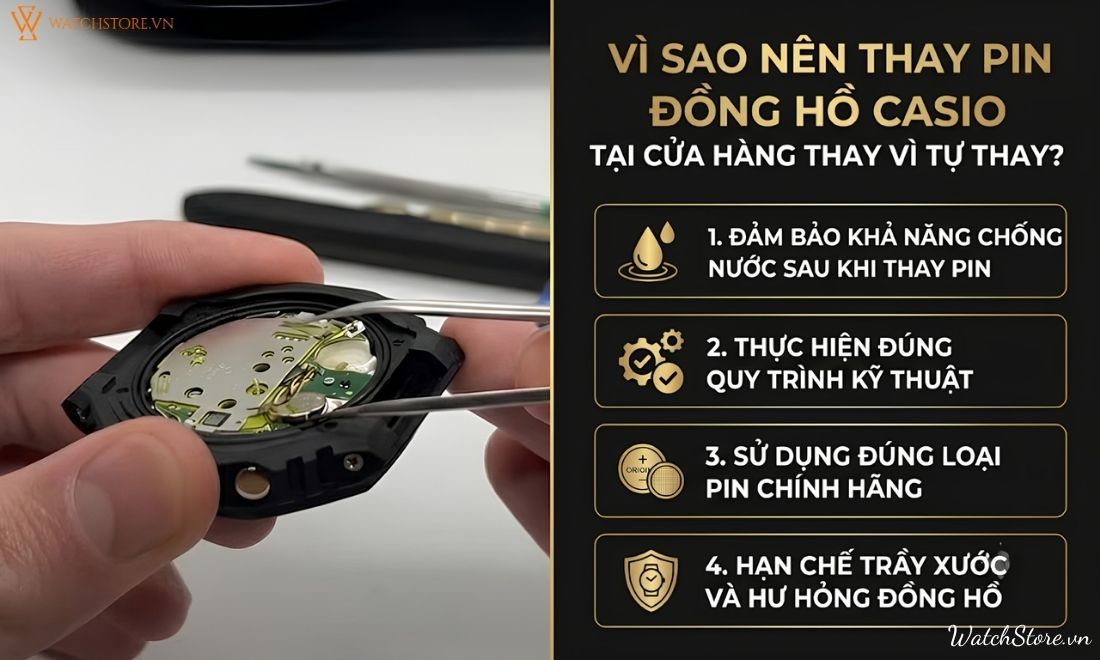 Top 5 địa chỉ thay pin đồng hồ Casio Đà Nẵng uy tín, chính hãng 8 Top 5 địa chỉ thay pin đồng hồ Casio Đà Nẵng uy tín, chính hãng - ảnh 8