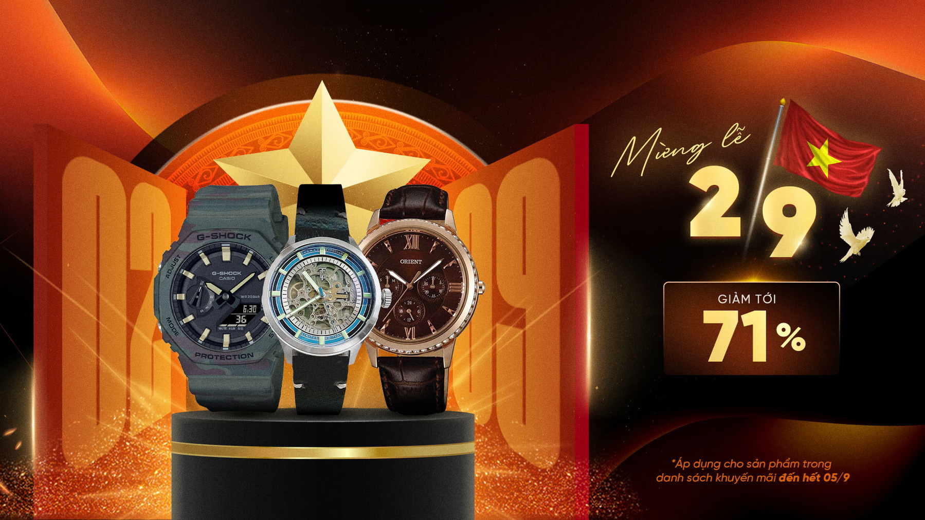 Đồng Hồ Đeo Tay Chính Hãng 36 Mung le 2 9 Banner Mobi