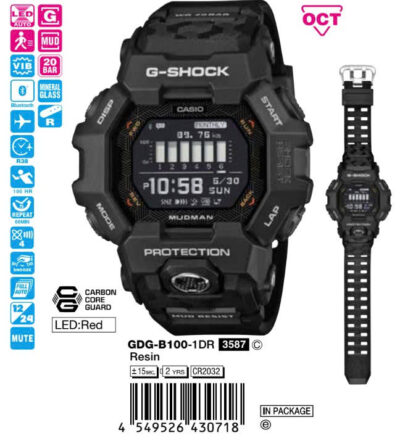Ảnh sản phẩm Casio Nam GDG-B100-1DR