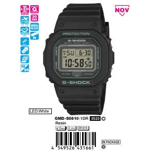 Ảnh sản phẩm Casio Unisex GMD-S5610-1DR