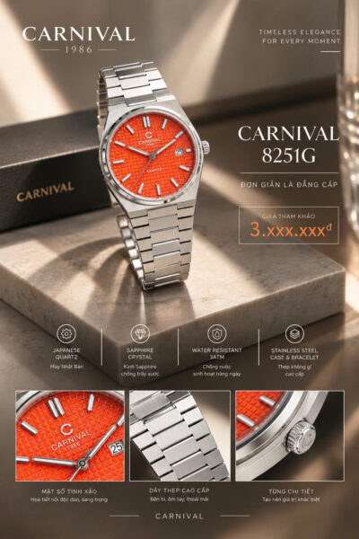 Ảnh sản phẩm Carnival Nam 8251G-VT-C