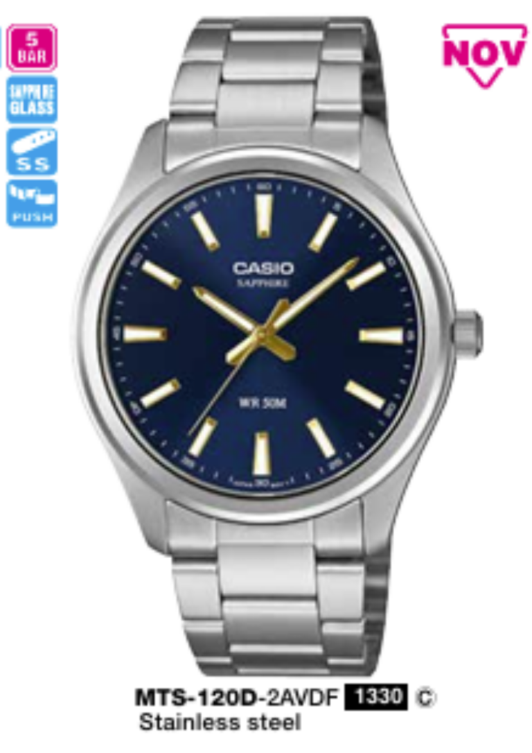 Casio Nam MTS-120D-2AVDF