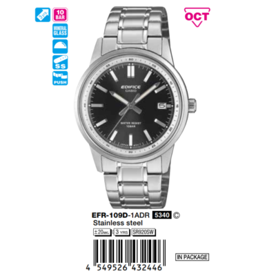 Ảnh sản phẩm Casio Nam EFR-109D-1ADR