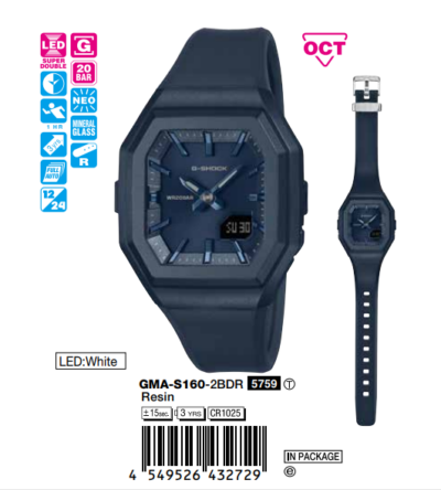 Casio Nữ GMA-S160-2BDR