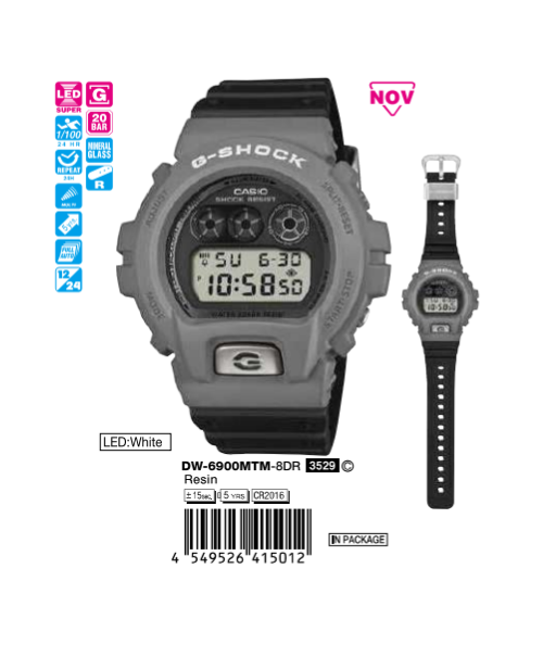 Casio Nam DW-6900MTM-8DR