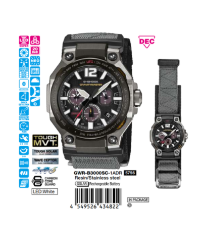 Ảnh sản phẩm Casio Nam GWR-B3000SC-1ADR